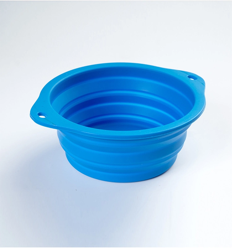 Pop-up Dog Bowl & Pet Bowl - Collapsible Travel Silicone Camping Crate Dish Bowl